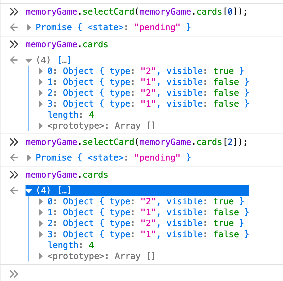 Memory Game Example 3